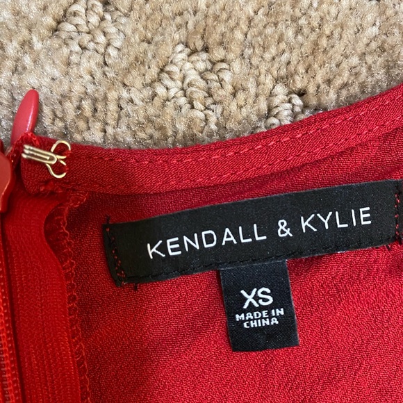 Red long sleeved romper - Picture 2 of 2